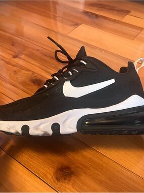 Nike Black and White Women's Air Max-Style Sneakers